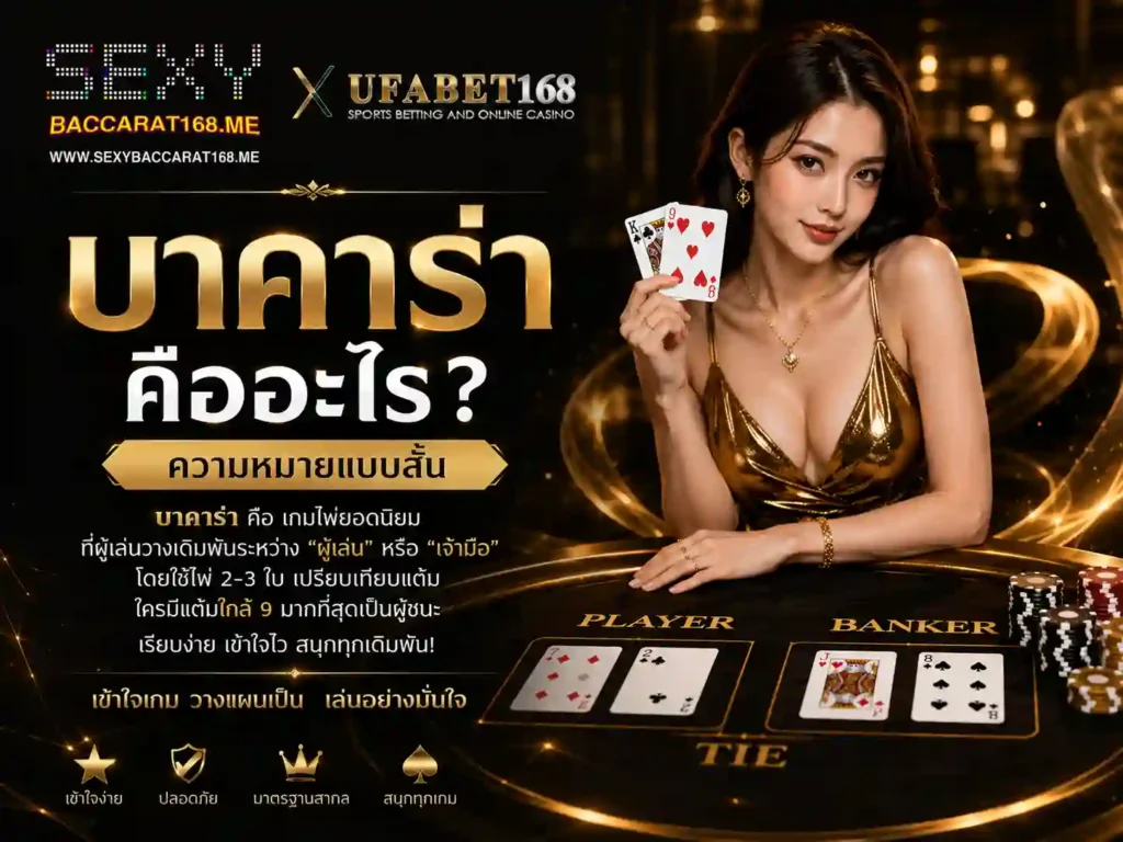 บาคาร่าคืออะไร ความหมายแบบสั้น