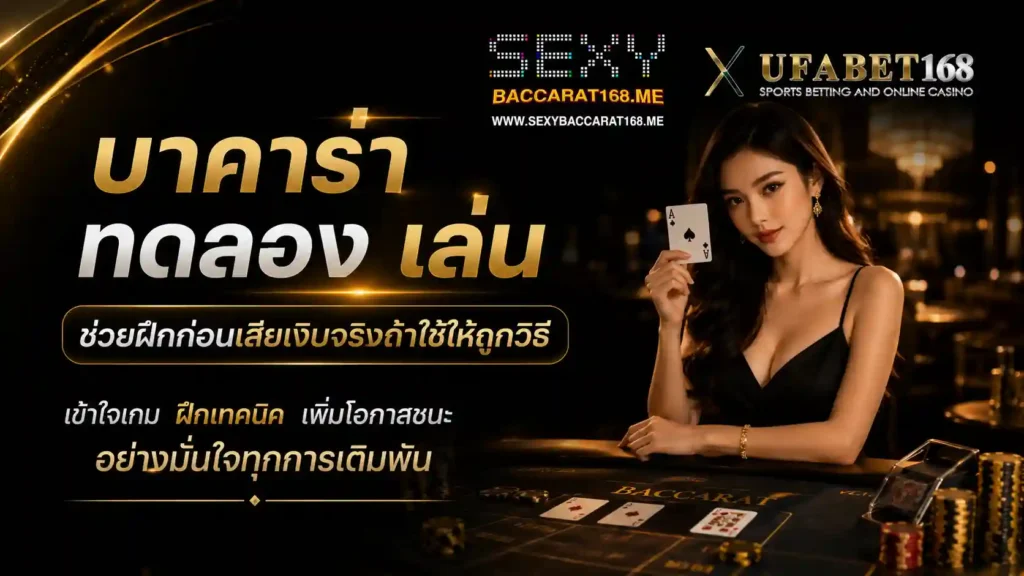 บาคาร่าทดลอง เล่นช่วยฝึกก่อนเสียเงินจริงถ้าใช้ให้ถูกวิธี