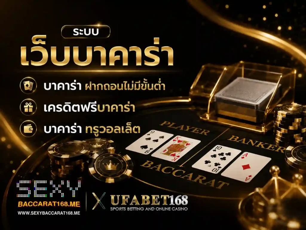 ระบบ เว็บบาคาร่า บาคาร่าฝากถอนไม่มีขั้นต่ำ