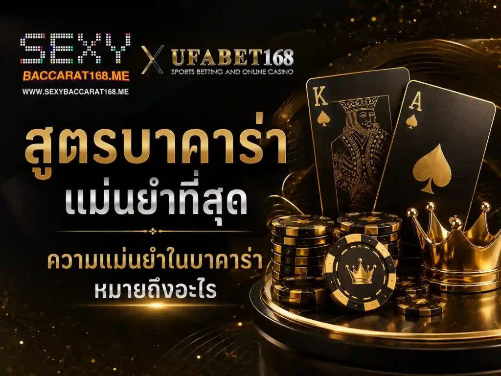 สูตรบาคาร่า ความแม่นยำในบาคาร่า หมายถึงอะไร