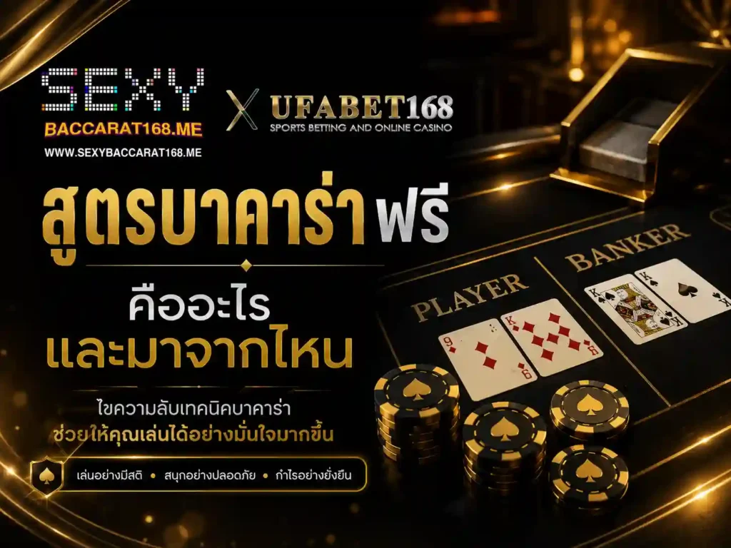 สูตรบาคาร่าฟรี คืออะไรและมาจากไหน