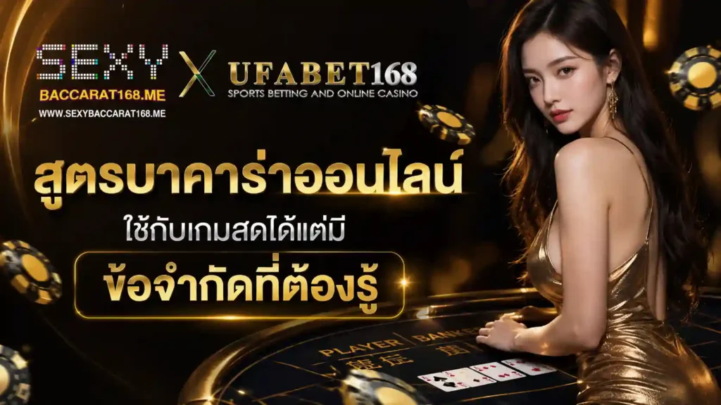 สูตรบาคาร่าออนไลน์ ใช้กับเกมสดได้แต่มีข้อจำกัด