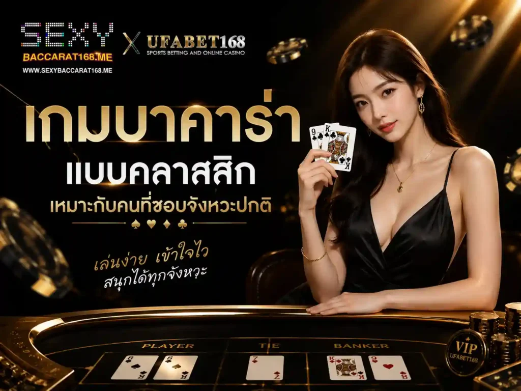 เกมบาคาร่า แบบคลาสสิก เหมาะกับคนชอบจังหวะปกติ