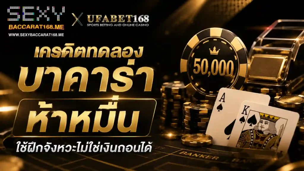 เครดิตทดลองบาคาร่าห้าหมื่นใช้ฝึกจังหวะ