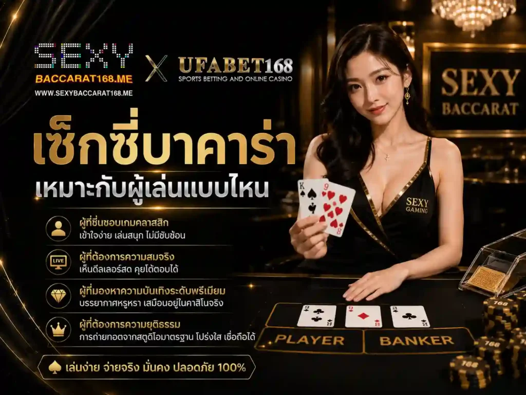เซ็กซี่บาคาร่า เหมาะกับผู้เล่นแบบไหน