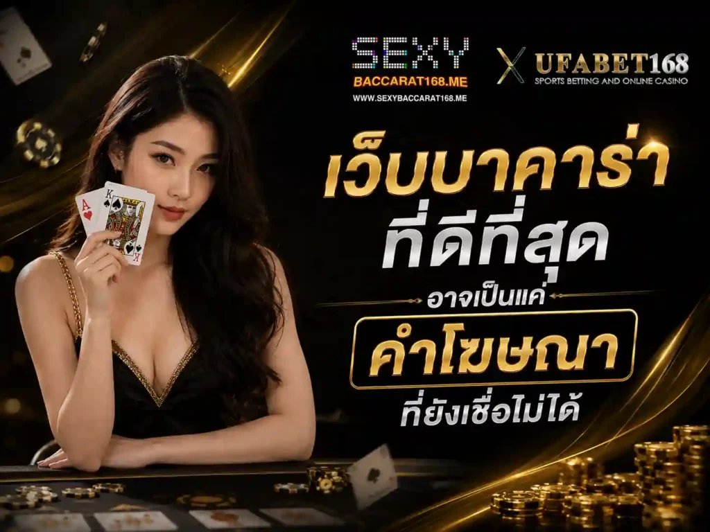 เว็บบาคาร่าที่ดีที่สุด อาจเป็นแค่คำโฆษณา