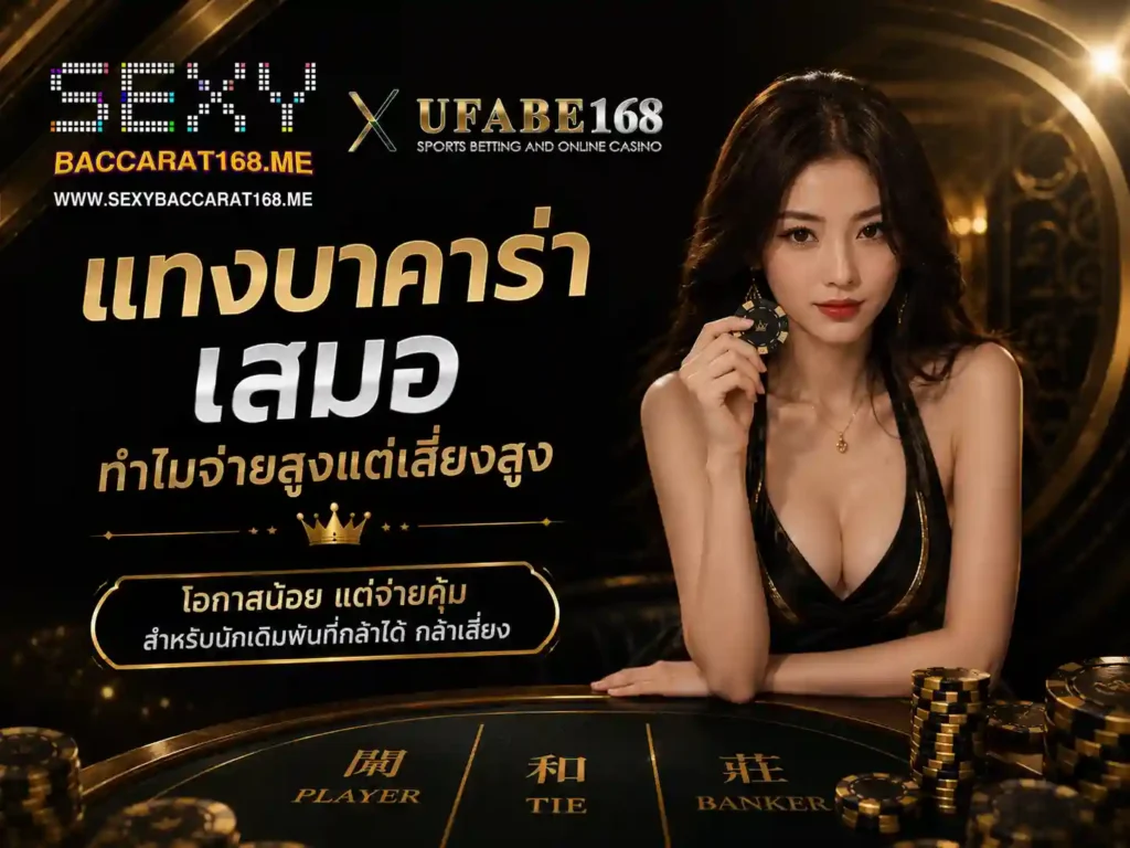 แทงบาคาร่า เสมอทำไมจ่ายสูงแต่เสี่ยงสูง